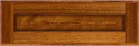 Raised  Panel  Ogee  Teak  Drawer Front